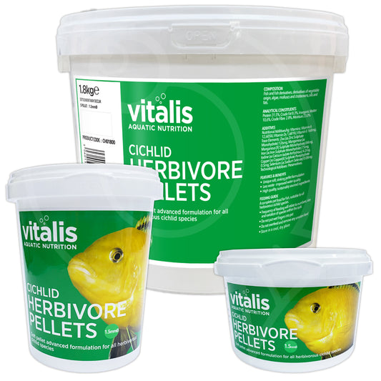 Vitalis Cichlid Herbivore Pellets