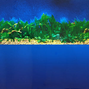 Deep Blue Sea / Amazon Waters Repeating Background (12" height)