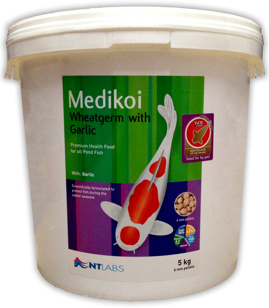 NT Labs Medikoi 6mm Wheatgerm & Garlic Food 5Kg