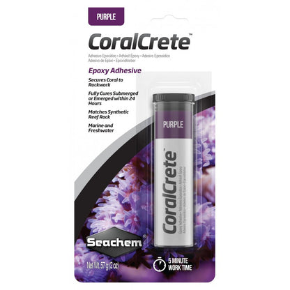 Seachem Coralcrete Purple Epoxy Adhesive 