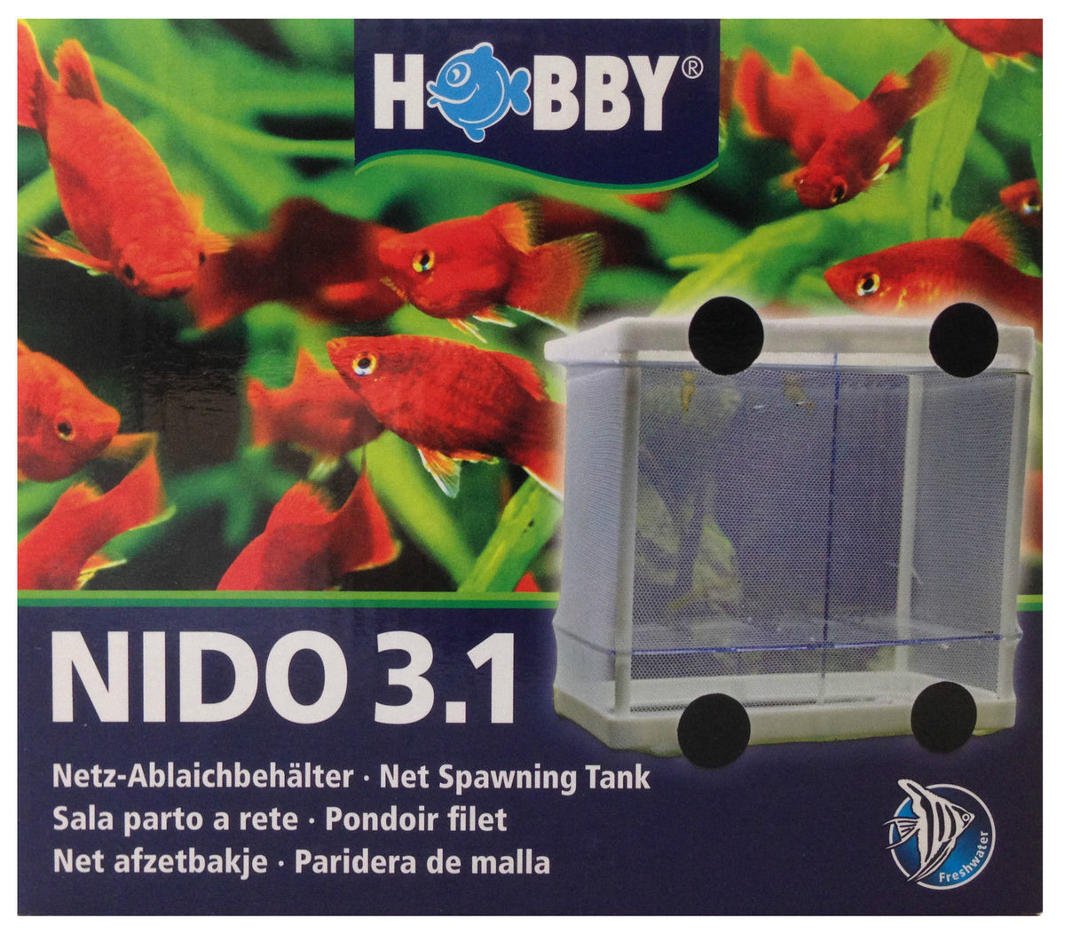 breeding net fish Hobby Nido 3.1 Floating Net| from Aquacadabra protecting new Color:Silver Fluorescent Chartreuse 13 Fishing 13 Fishing Men's Bottoms