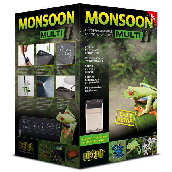 Exo Terra Monsoon Multi II | Programmable Misting System – Aquacadabra