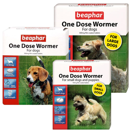 Beaphar One Dose Wormer for Dogs