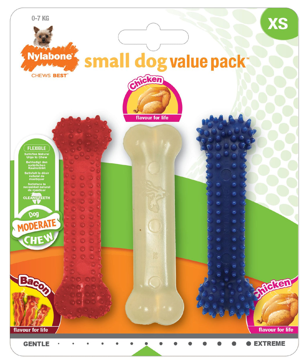 Nylabone Small Dog Value Pack Chew Toy