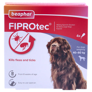 Beaphar FIPROtec XL Dog 4 Doses