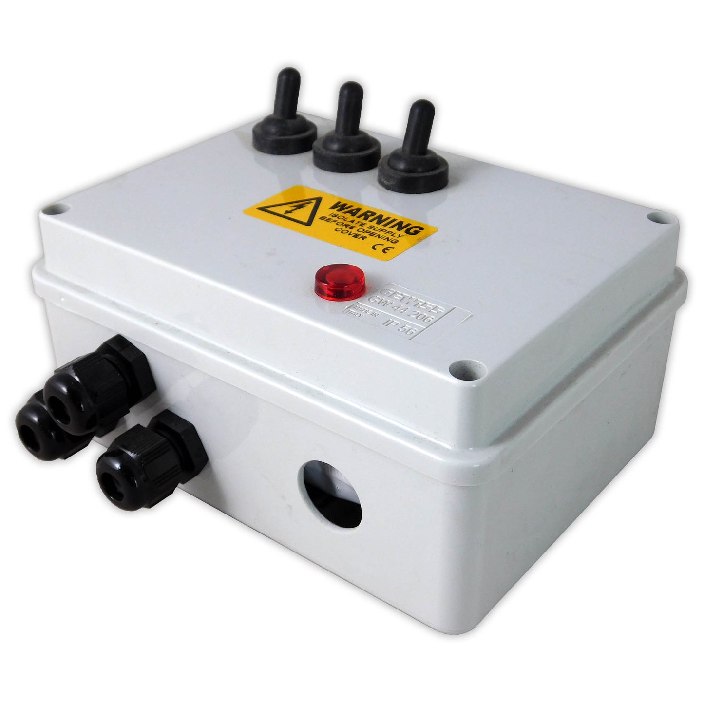 Garden Armoured 3-Way Switch Electrical Box