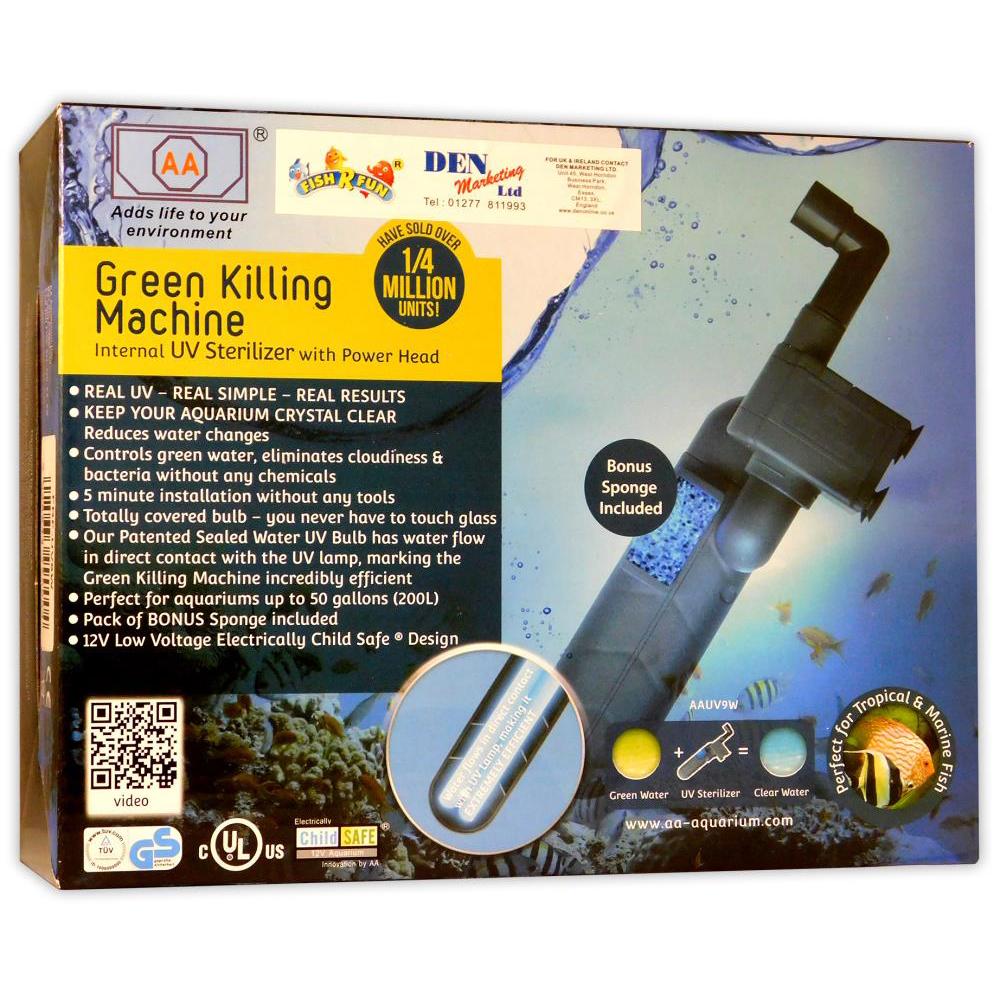 Fish R Fun Green Killing Machine UV Sterilisers (9W / 24W)