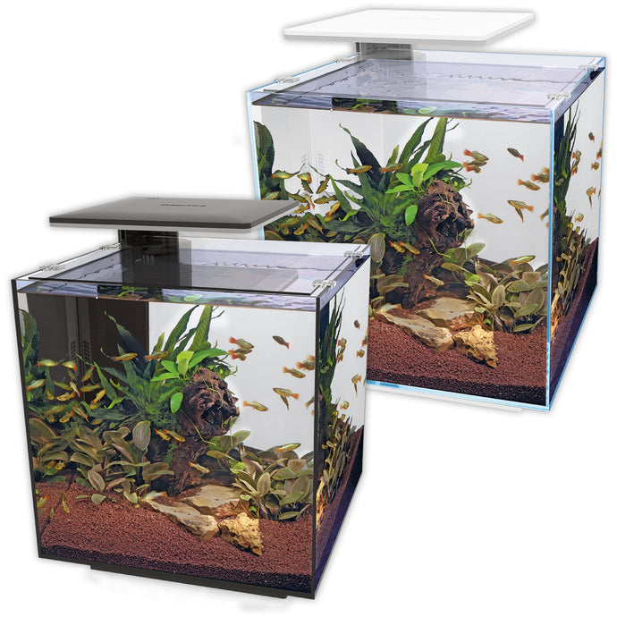 Superfish - Aquarium Equipé Qubiq Pro 30 pour Poisson - Blanc