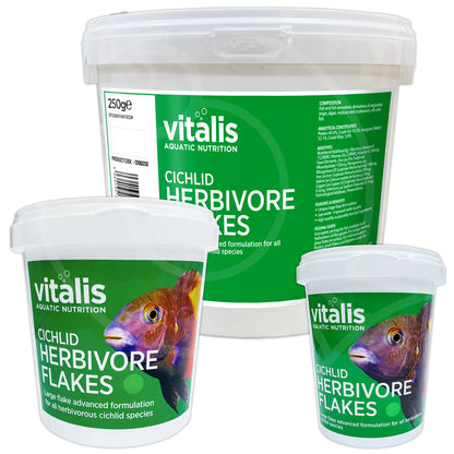 Vitalis Cichlid Herbivore Flakes