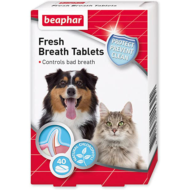 Beaphar Fresh Breath 40 Tablets for Cat & Dogs