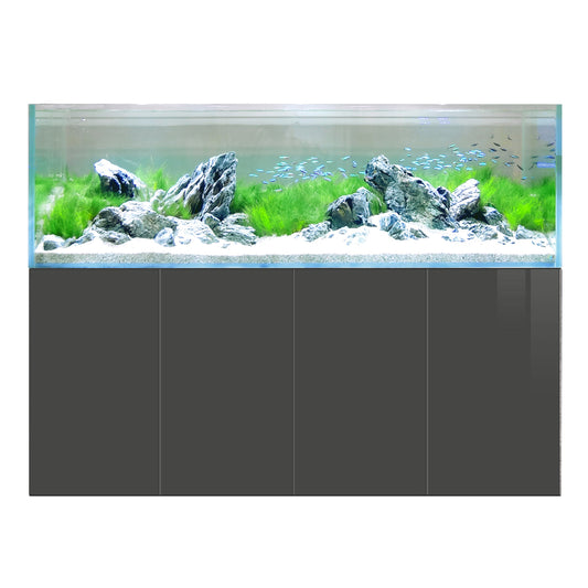 D-D Aqua-Pro Reef 1800 Tank & Cabinet (Gloss Anthracite)