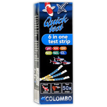 Colombo Quicktest 6-in-1 Pond Test Strips (x50)