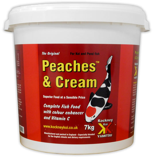 Kockney Koi Peaches & Cream Fish Food - Floating Sticks
