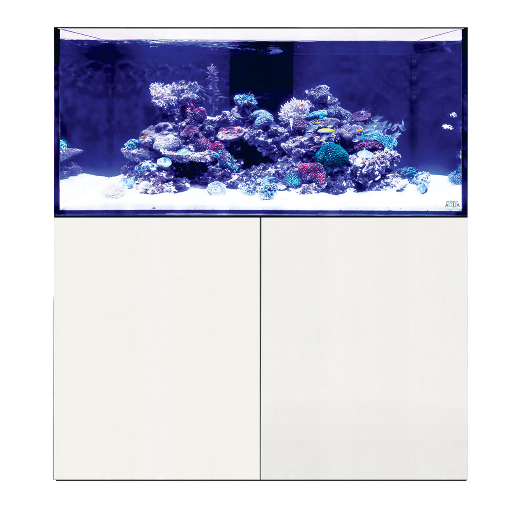 D-D Aqua-Pro Reef 1200 Tank & Cabinet (Gloss White)