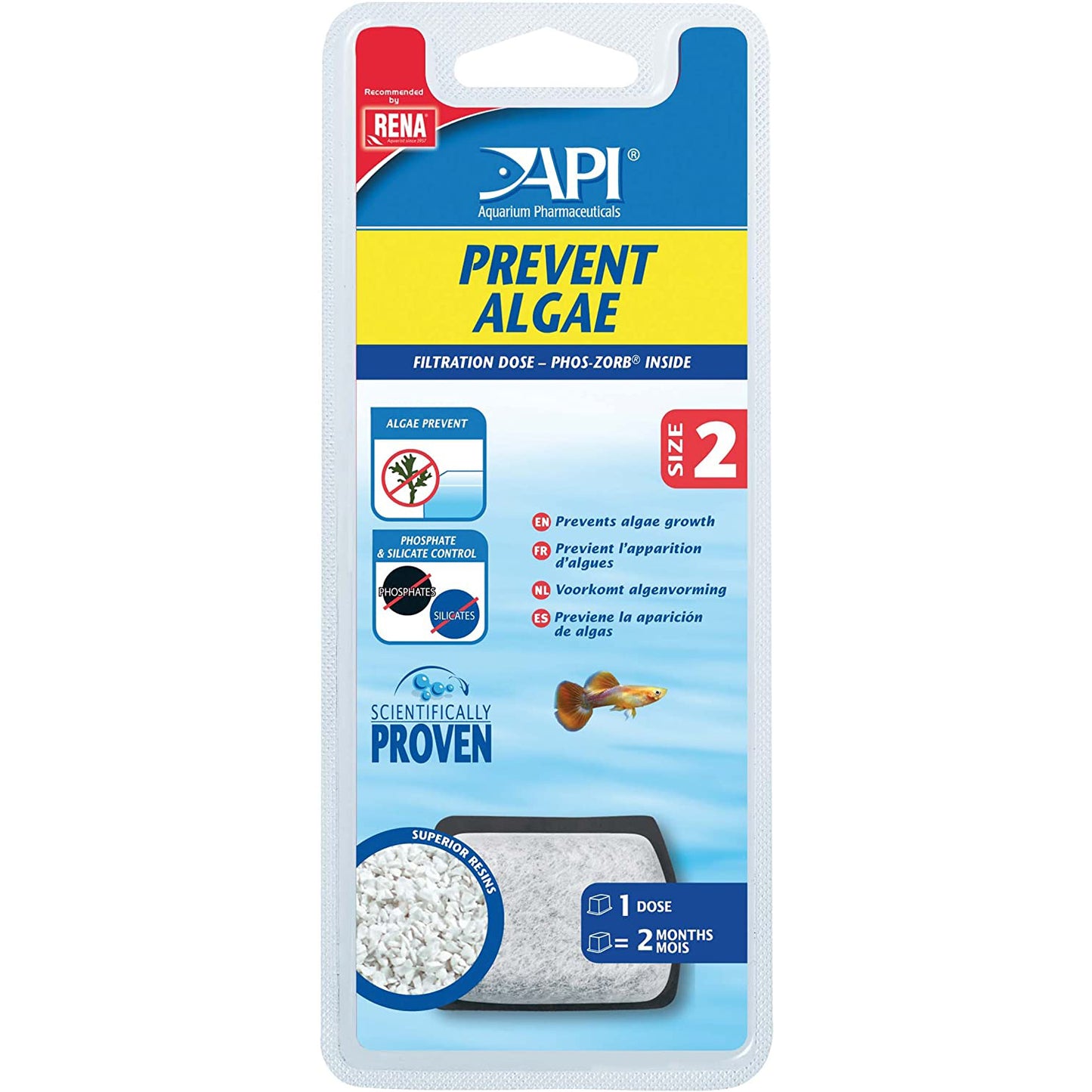 API Prevent Algae Filter Media Size 2