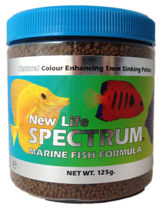 New Life Spectrum Marine Formula 60g Extra Garlic 1mm Sinking Fish Food