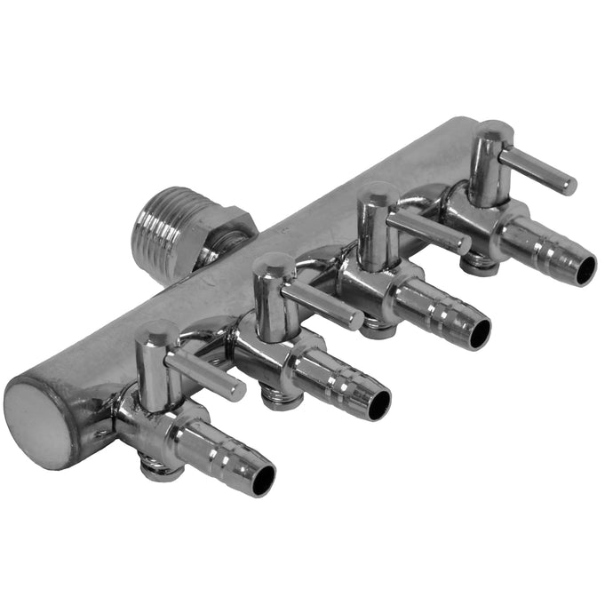Stainless Steel Manifold 4-Way (10mm Connection)