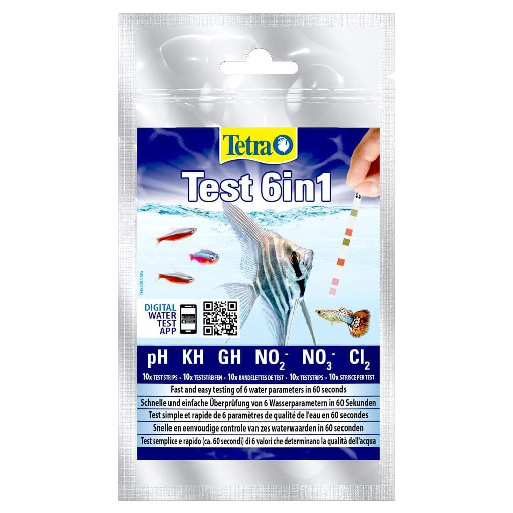 Tetra Test Strips 6 in 1 - 10x Strips