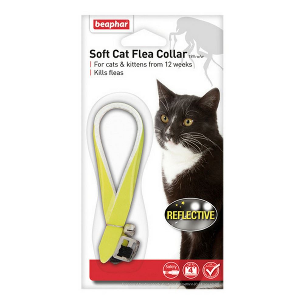 Beaphar Cat Flea Reflective Yellow Collar