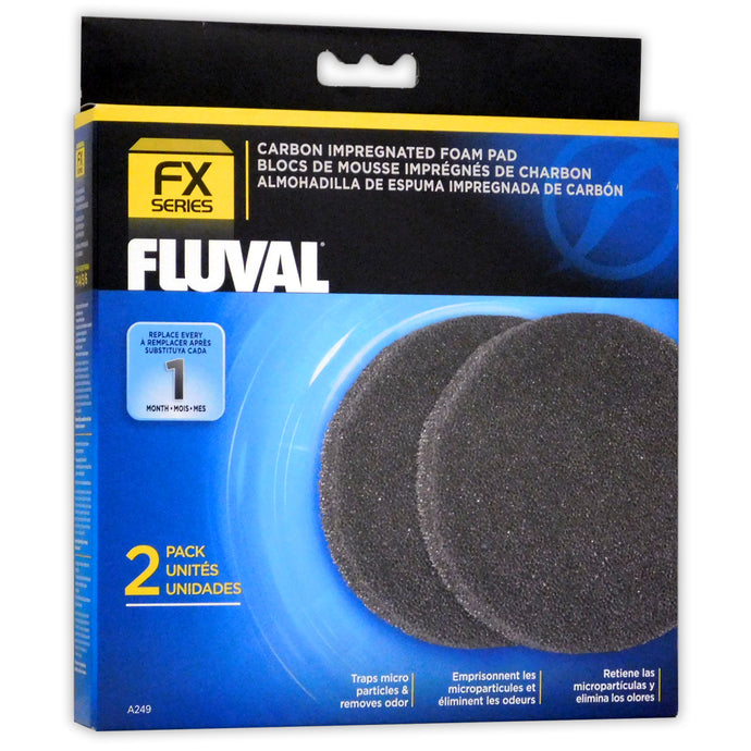 Fluval Carbon-Impregnated Foam Pads