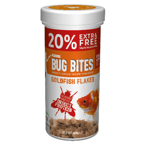 Fluval Bug Bites Goldfish Flakes 45g + 20% FREE (54g)
