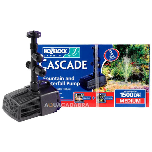 Hozelock Cascade 1500 Pond Fountain & Waterfall Pump