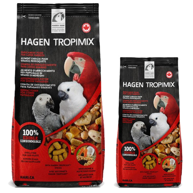 Tropimix parrot cheap food