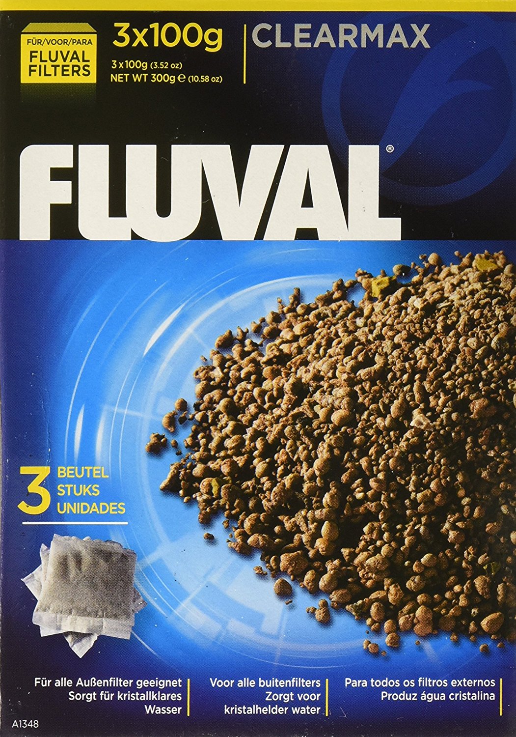 Fluval Clear Max Phosphate Remover 3x100g - A1348