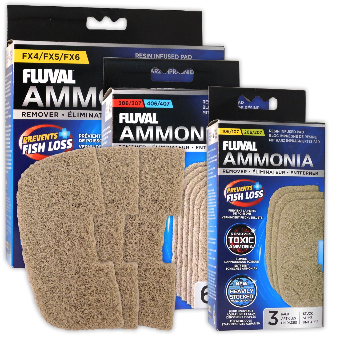 Fluval Ammonia Remover Pads