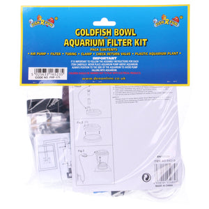 Goldfish Bowl Aquarium Filter Kit 