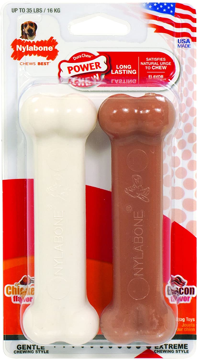 Nylabone Dura Chew Bacon & Chicken Twins