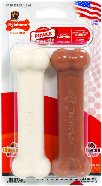 Nylabone Dura Chew Bacon & Chicken Twins