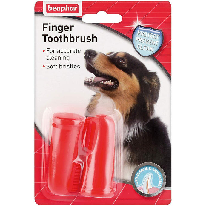 Beaphar Finger Toothbrush for Dogs & Cats