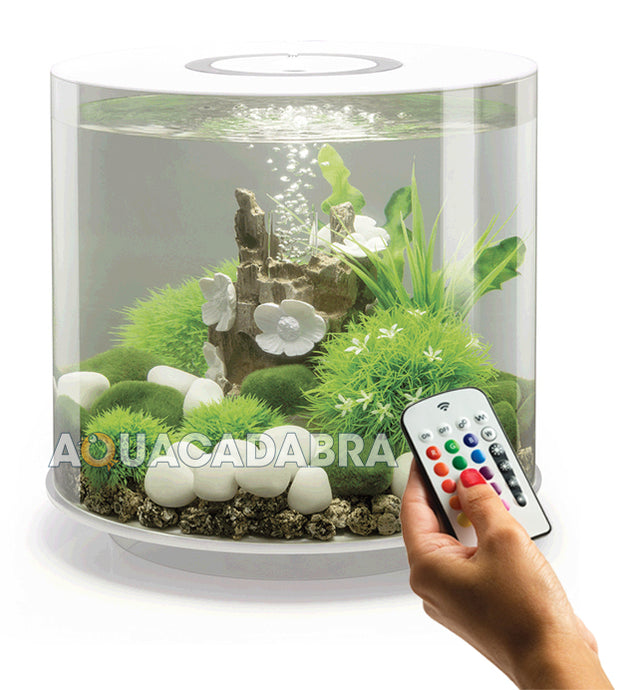 Marina iGlo 360 Aquarium Tropical Fish Tank 10L Starter Kit LED Lighting  Heater