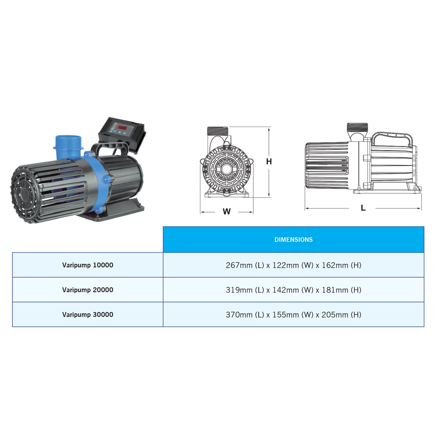 Evolution Aqua Varipump 20000