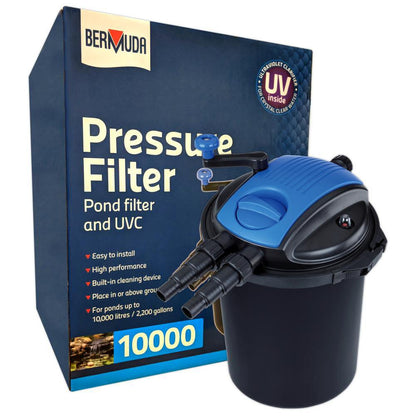 Bermuda Pressure Filter 10,000 with UV Clarifier
