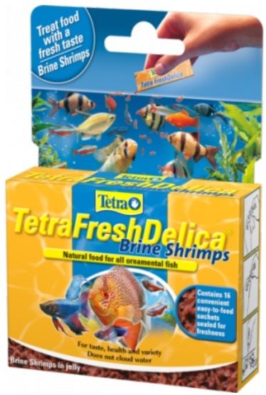 Tetra FreshDelica Brine Shrimp - 16 Pack