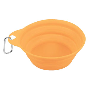 Summer Collapsible Pet Bowl with Clip 