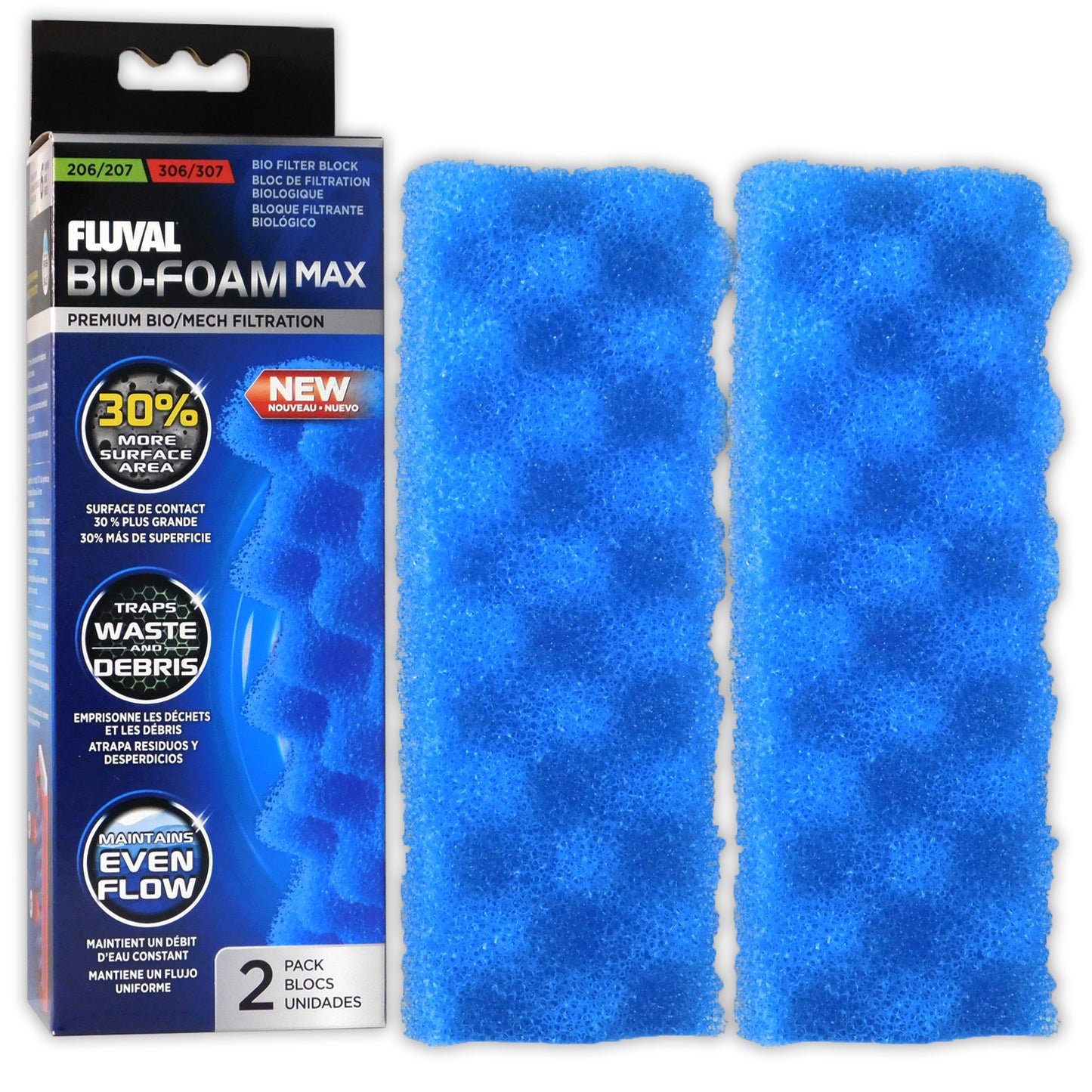 Fluval BioFoam MAX Pads 207/307