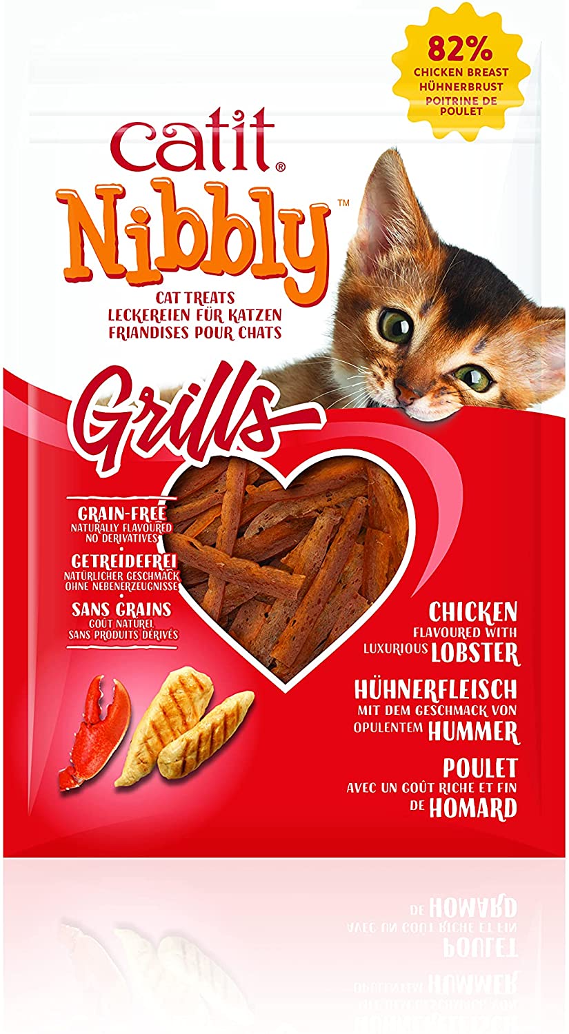 Catit Nibbly Jerky/Wraps/Grills Cat Treats