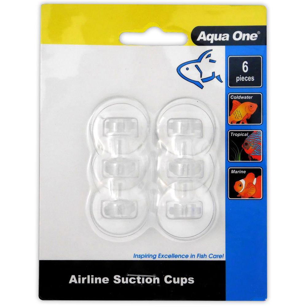 Aqua One Suction Cups Airline 6pk