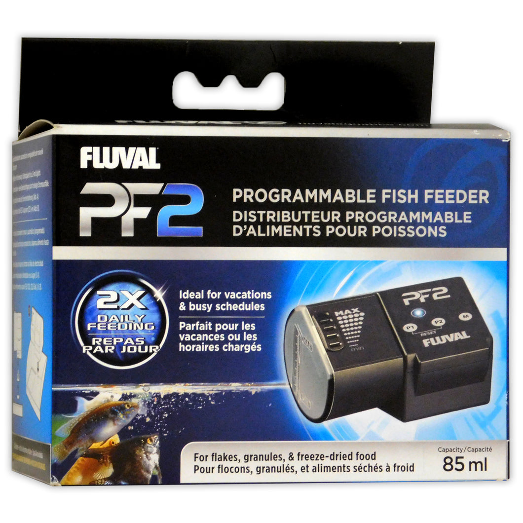 Fluval PF2 Programmable Auto Fish Feeder, 85ml