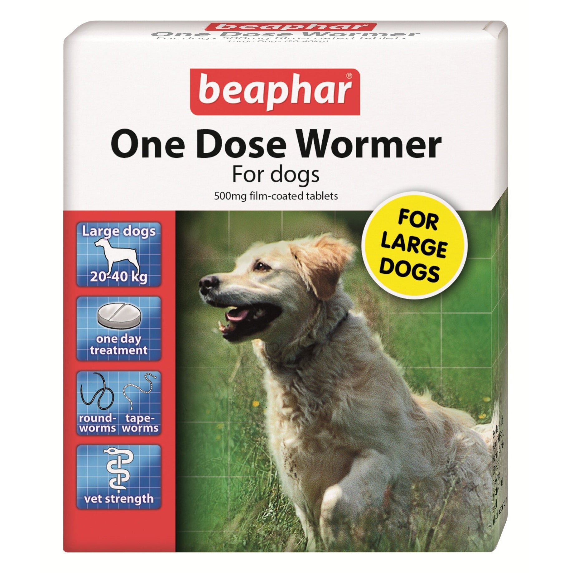 Beaphar One Dose Wormer for Dogs