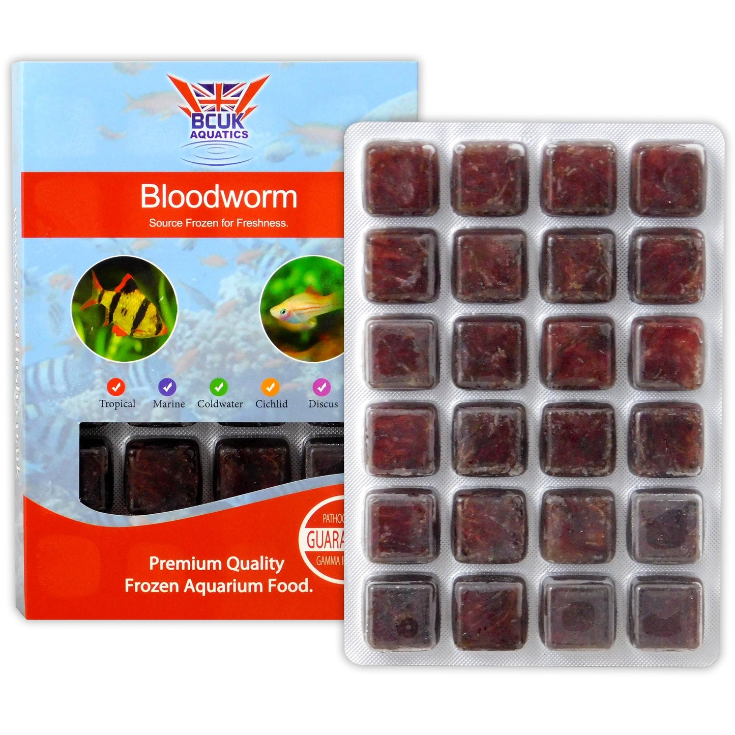 BCUK Frozen Bloodworm 100g