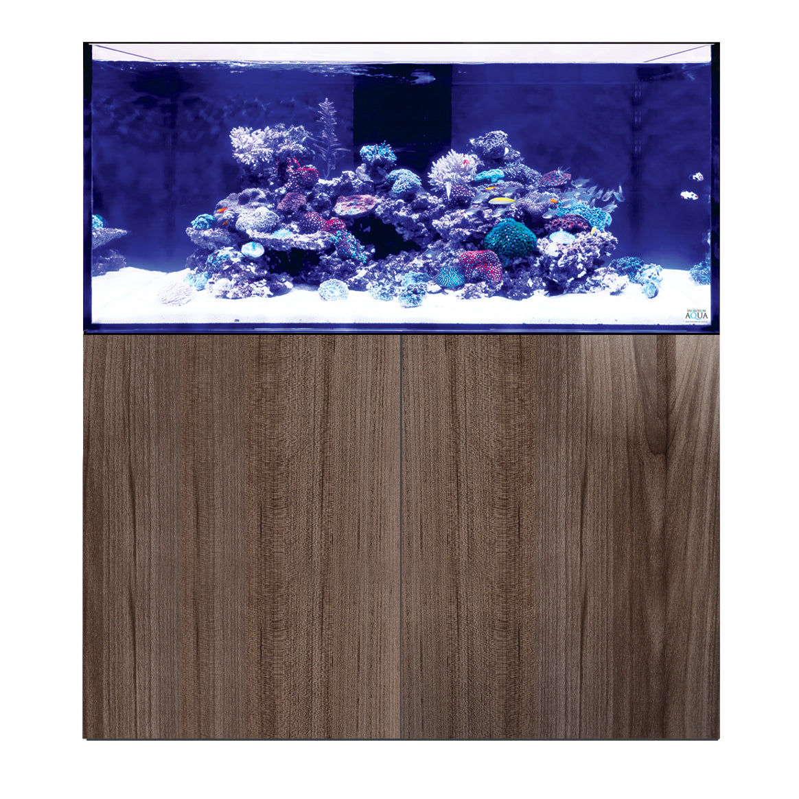 D-D Aqua-Pro Reef 1200 Tank & Cabinet (Japanese Pear)